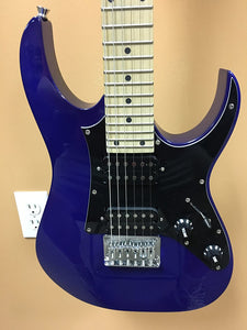 Ibanez 6 String Solid-Body Electric Guitar, Right, Jewel Blue (GRGM21MJB)